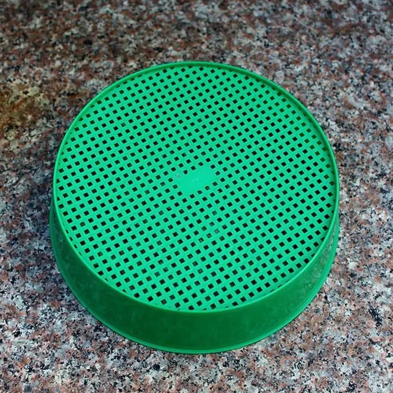 Plastic Square Hole Soil Sieve Garden Mesh Sifter Tool Garden Soil Sieve Babs