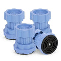 Adjustable Washing Machine Foot Pads – Non-Slip & Noise Dampening Appliance Foot Pad Babs Blue 4pcs