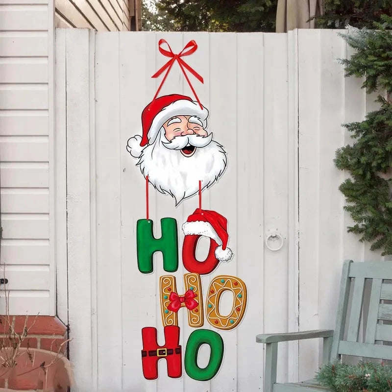Christmas Door Hanger Ornaments – Santa, Snowman & Xmas Tree Christmas Ornaments Babs