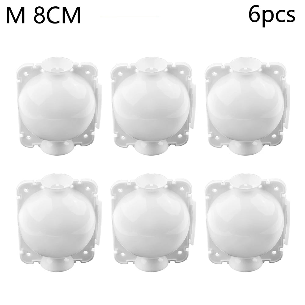 6pcs Plant Rooting Balls – Air Layering Propagation Pods S/M/L Plant Propagation Pods Babs WhiteM - 8 cm