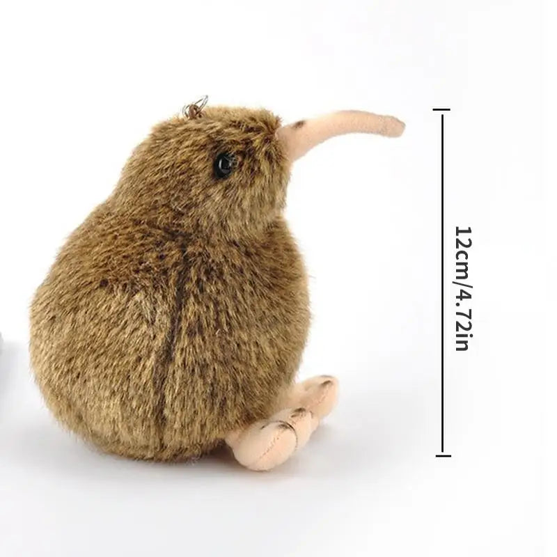 12cm Kiwi Bird Plush Toy Stuffed Animal Keychain Gift Plush Keychain Toy Babs