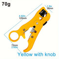 Coaxial Cable Stripper & Cutter – RG59 RG6 RG11 UTP/STP Cable Stripper Tool Babs Wire Stripper