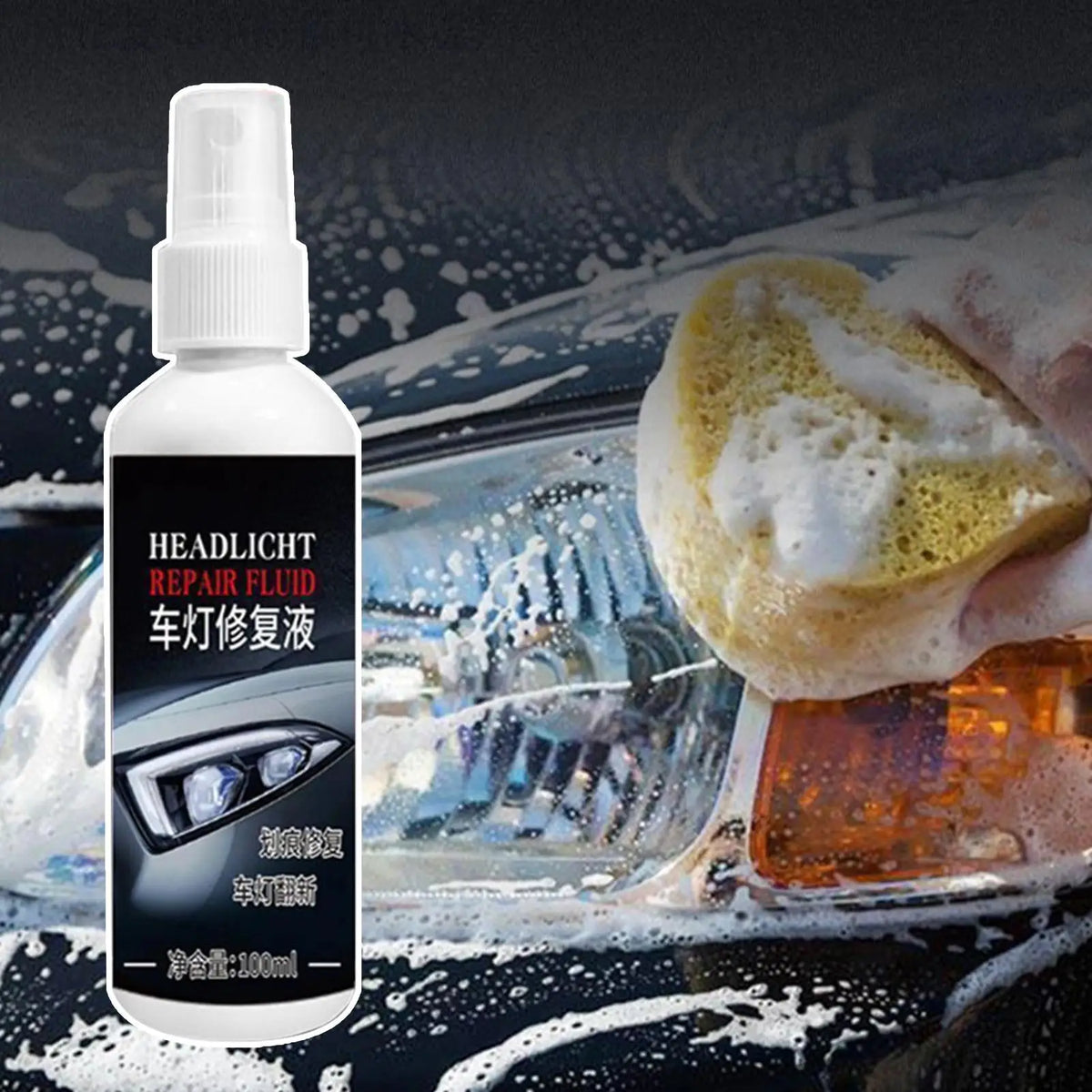 Car Headlight Restoration Fluid – Scratch Remover & UV Polish Headlight Restoration Fluid Babs