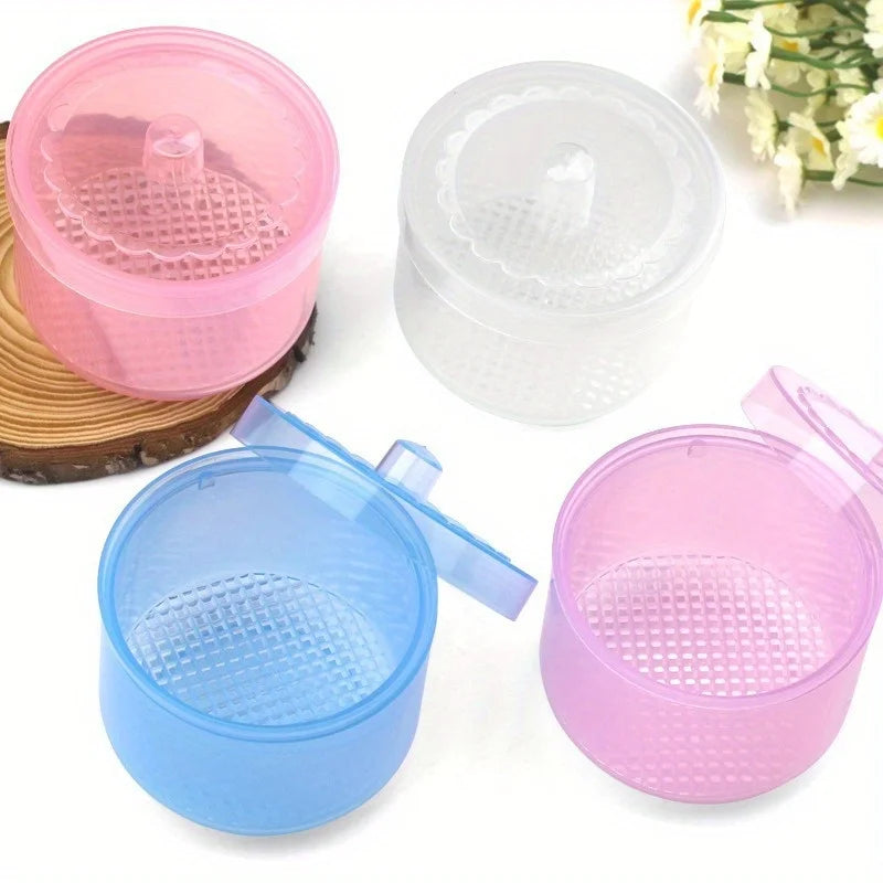 Nail Drill Bit Sterilizing & Cleaning Box with Filter Layer Nail Tool Sterilizer Babs
