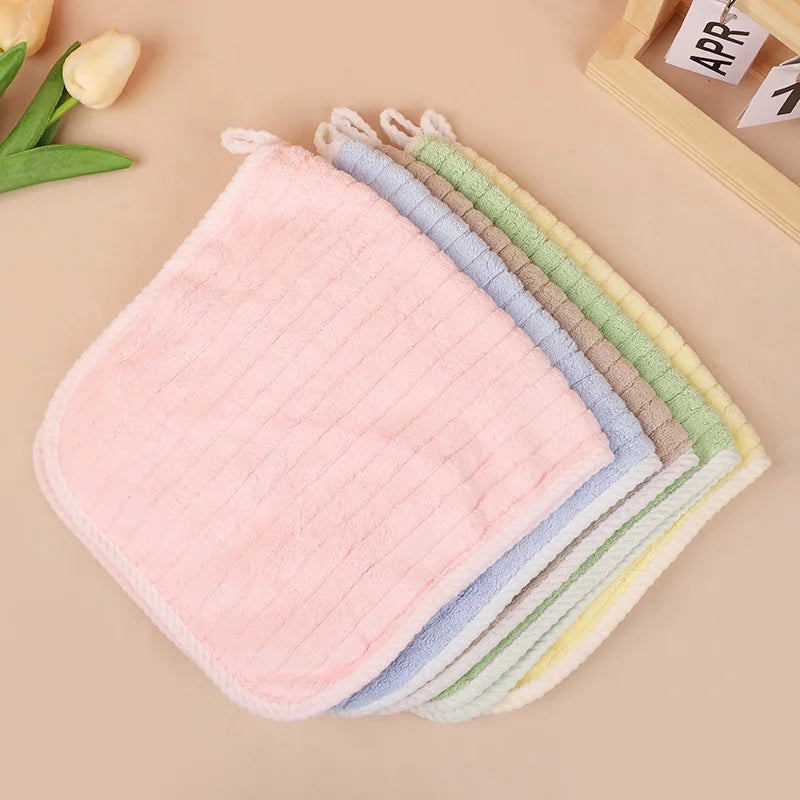 5-Pack Cute Rabbit Cotton Towels | Easter & Party Gift Favors Novelty Gift Towels Babs