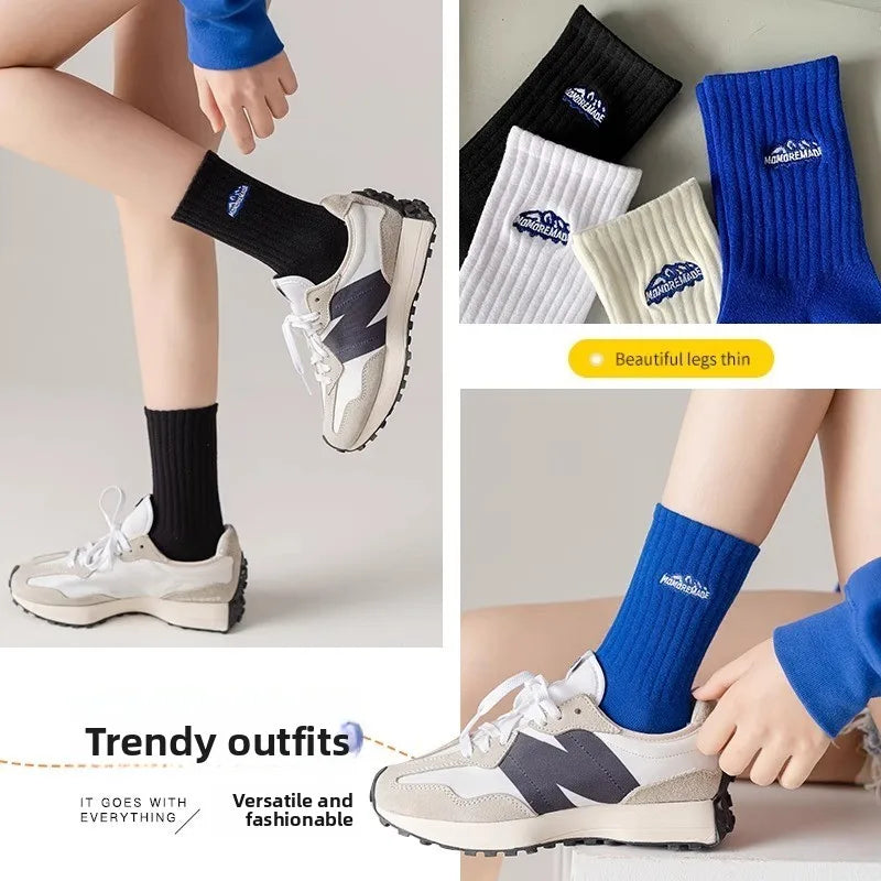 Men's Thick Odor-Resistant Mid-Tube Sports Socks – 5 Pairs Men's Sports Socks Babs
