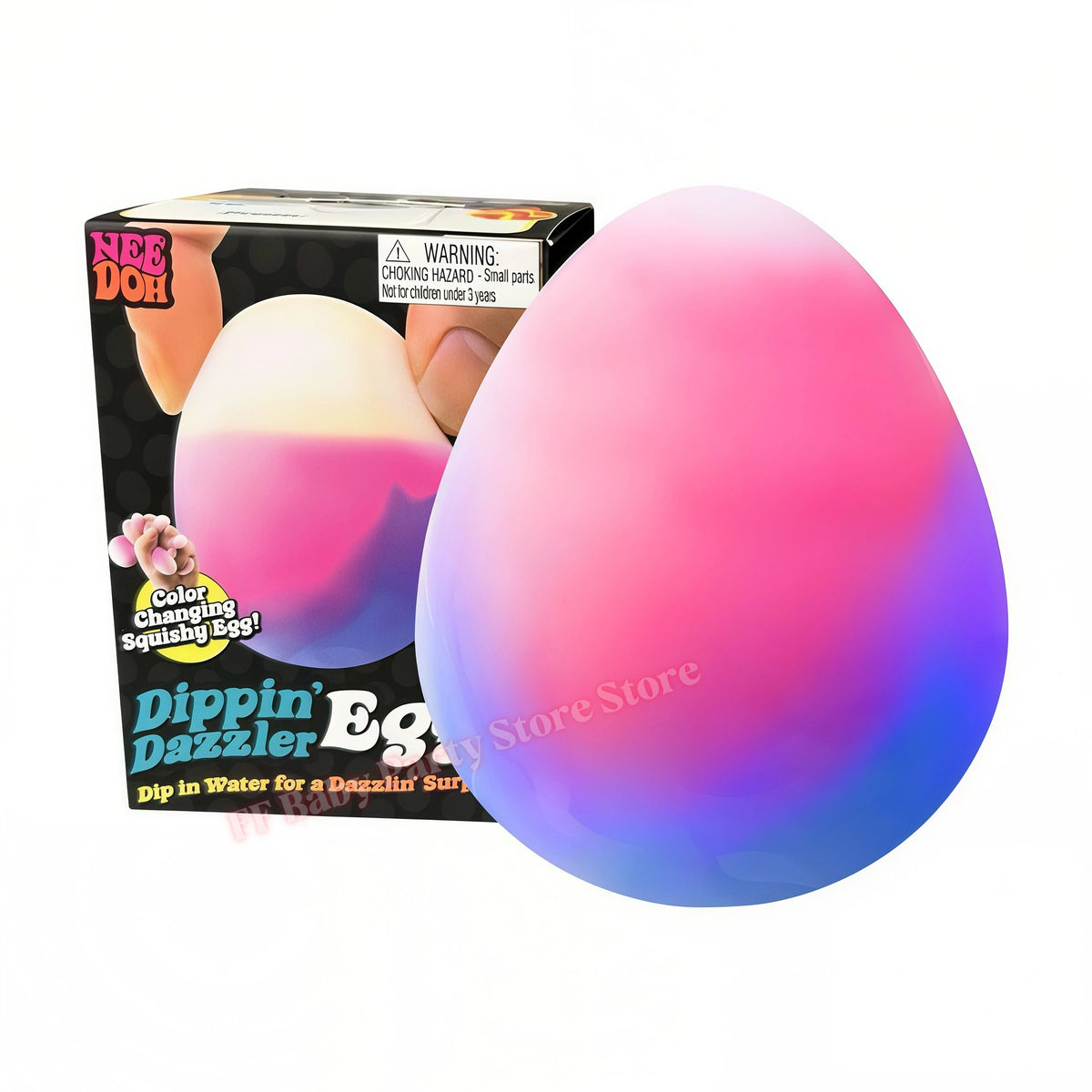 NeeDoh Golden Egg Blind Box Squishy Fidget Toy – Easter Gift Squishy Fidget Toy Babs A 3pcs