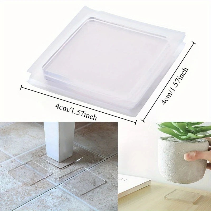 Clear Silicone Furniture Pads – Anti-Skid & Shock-Absorbing Silicone Furniture Pads Babs