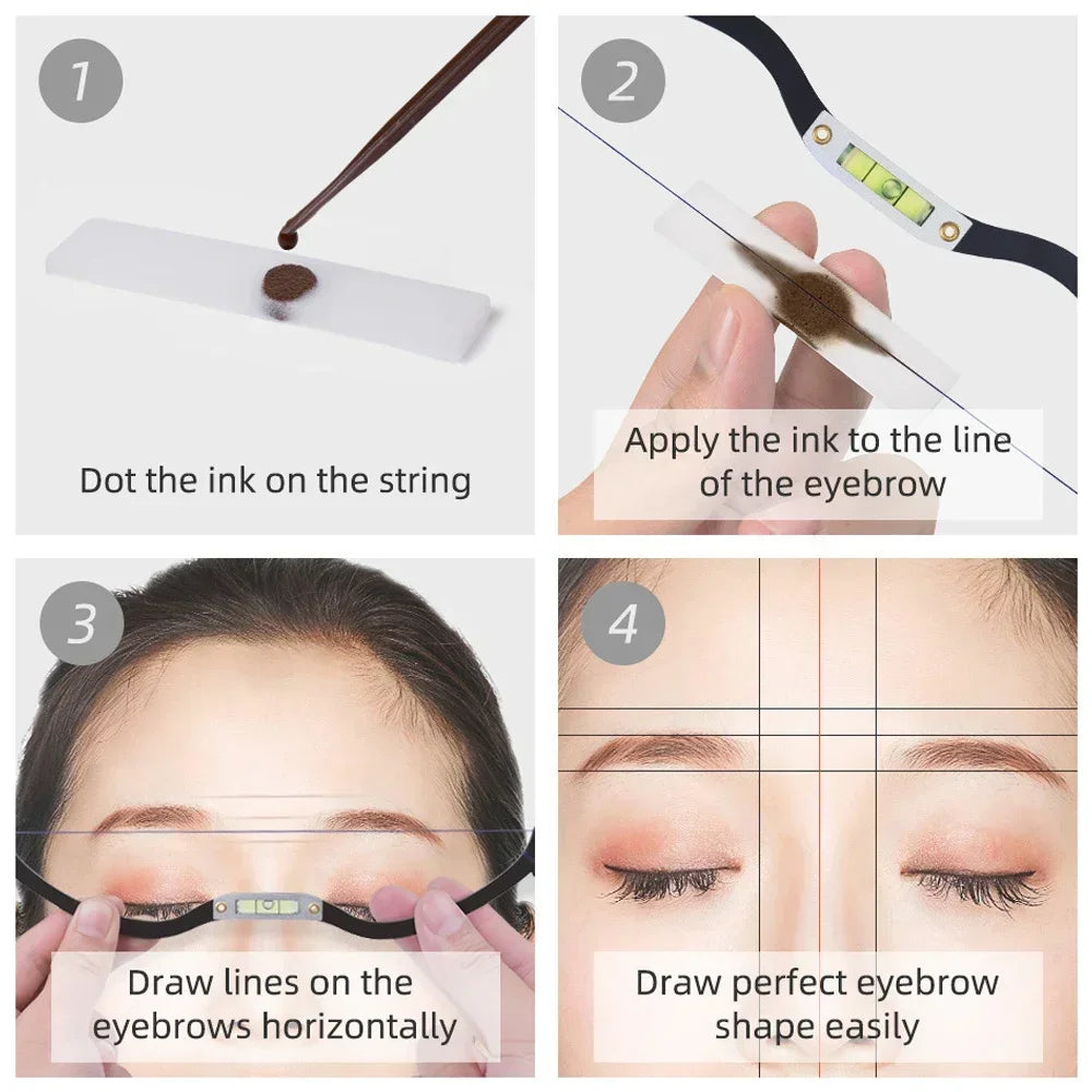 Eyebrow Microblading Mapping Ruler & Leveler Kit – Brow Tool Eyebrow Mapping Tool Babs