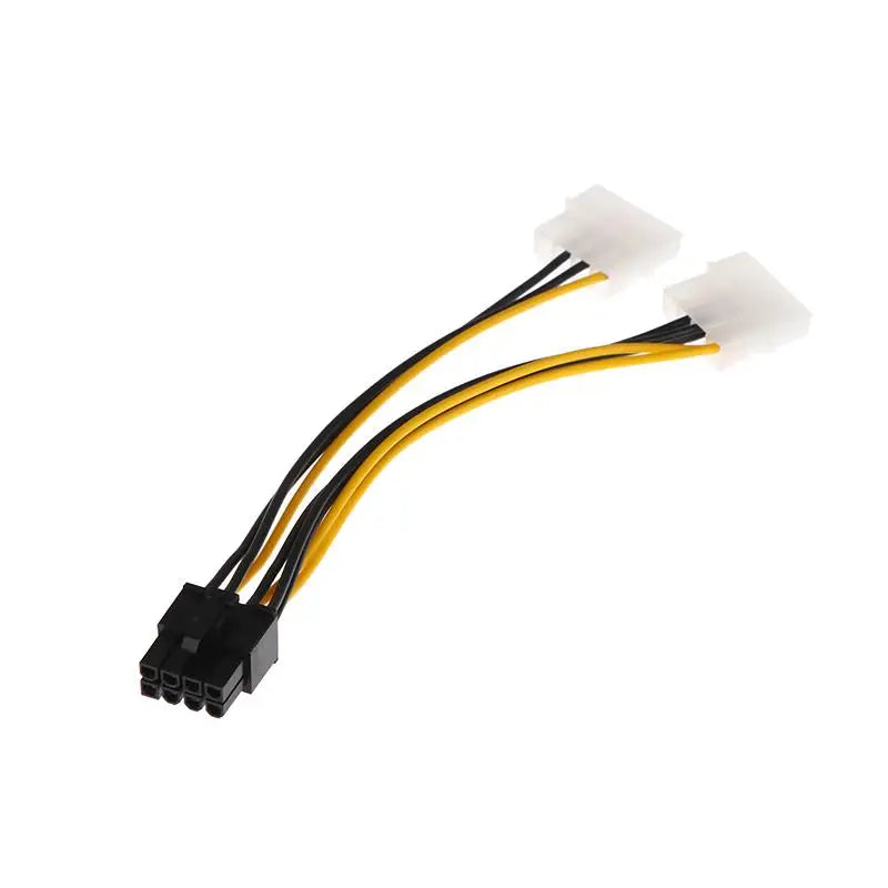 8-Pin to Dual 4-Pin GPU Power Adapter Cable | 1/2/5 Pack GPU Power Adapter Cable Babs
