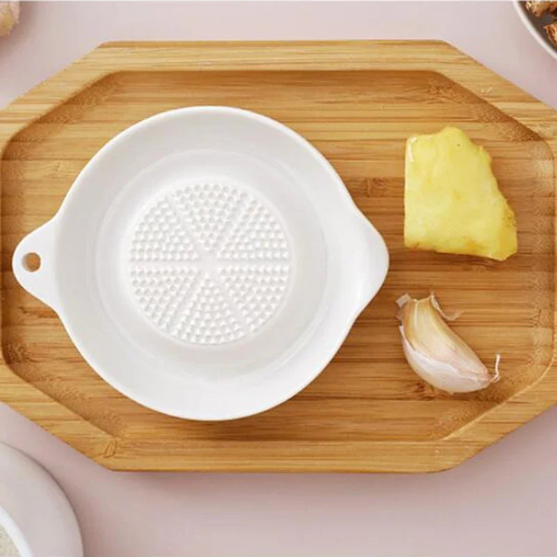 Ceramic Garlic & Ginger Hand Grinder – Porcelain Masher Ceramic Garlic Grinder Babs