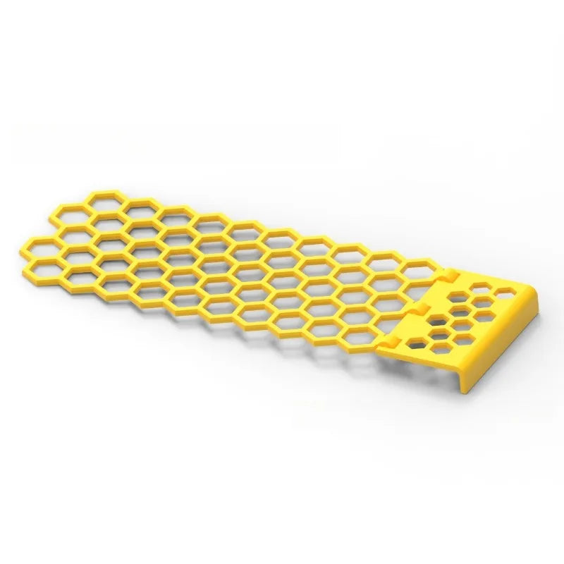 Bee & Butterfly Water Drinking Station | Honeycomb Garden Float Garden Pollinator Station Babs Yellow 18x7x1.2cm