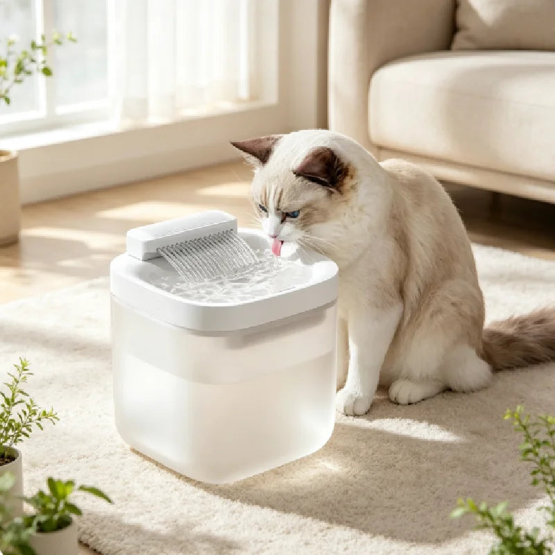Automatic Silent Pet Water Fountain – Large Capacity Filter Pet Water Fountain Babs
