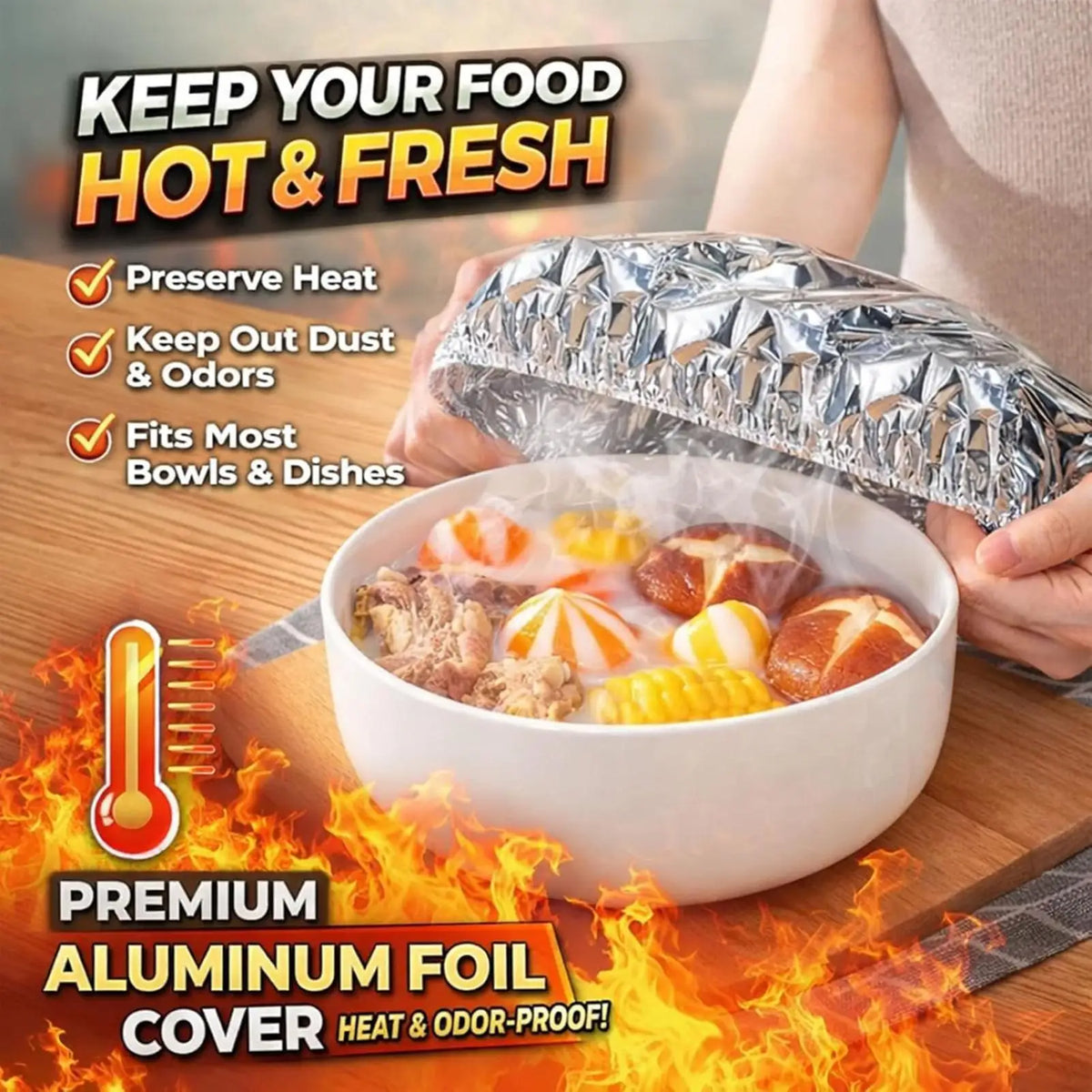 10pcs Reusable Aluminum Foil Bowl Covers – Oven & Microwave Safe Reusable Bowl Covers Babs
