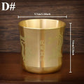Brass Fortune Bowl – Decorative Hundred Blessings Cup | Home & Office Decorative Brass Bowl Babs D
