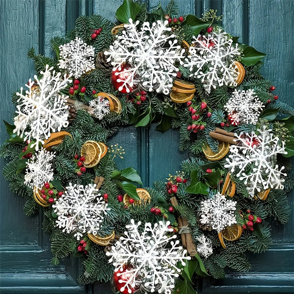 Plastic Snowflake Ornaments – Christmas Tree & Winter Decor Christmas Ornaments Babs