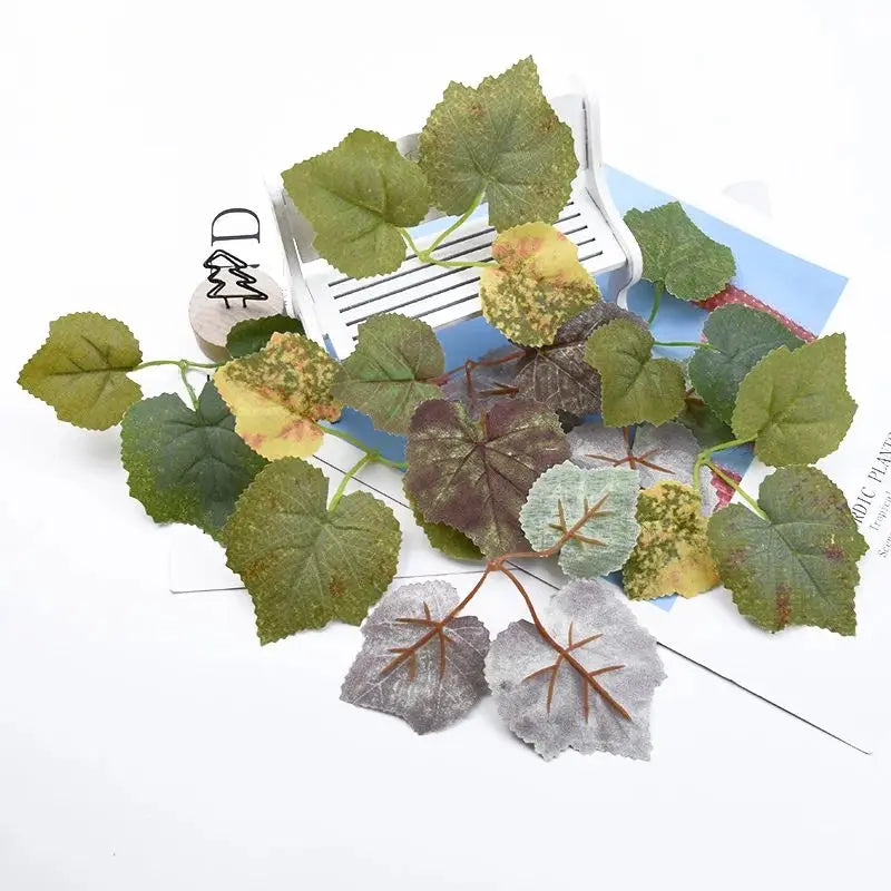 Silk Artificial Maple Leaves 50/100pcs – Wedding & Home Decor Artificial Silk Leaves Babs MIX color 100 pcs