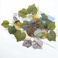 Silk Artificial Maple Leaves 50/100pcs – Wedding & Home Decor Artificial Silk Leaves Babs MIX color 100 pcs