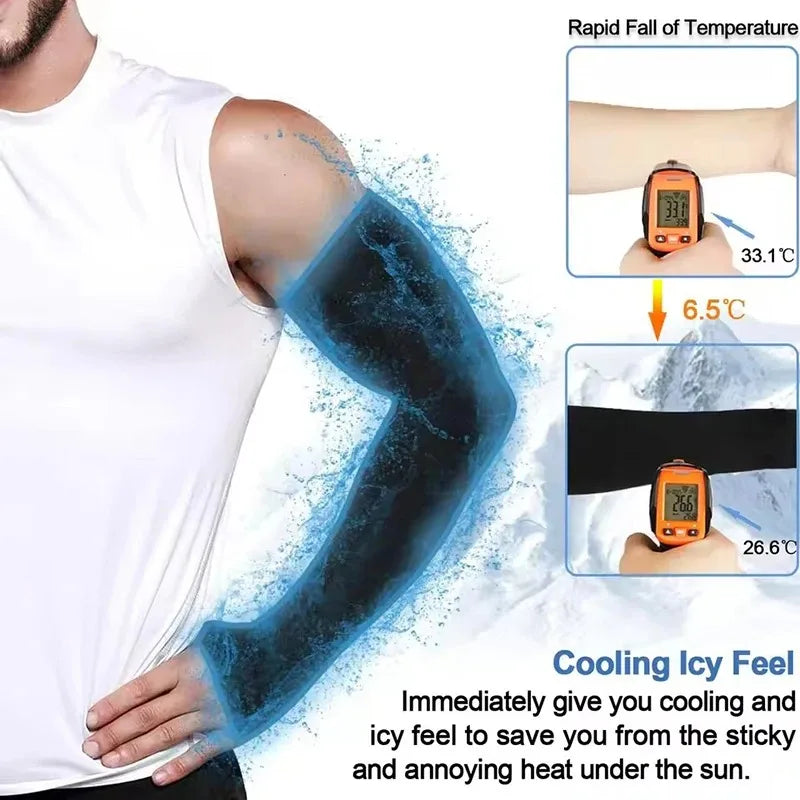 UPF 50+ Sun Protection Arm Sleeves – Cooling UV Block Sleeves UV Arm Sleeves Babs