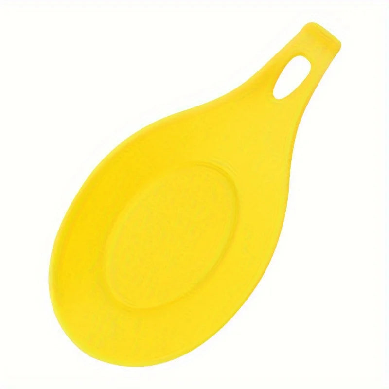 Silicone Kitchen Mat – Heat Resistant Placemat & Spoon Rest Silicone Kitchen Mat Babs Yellow