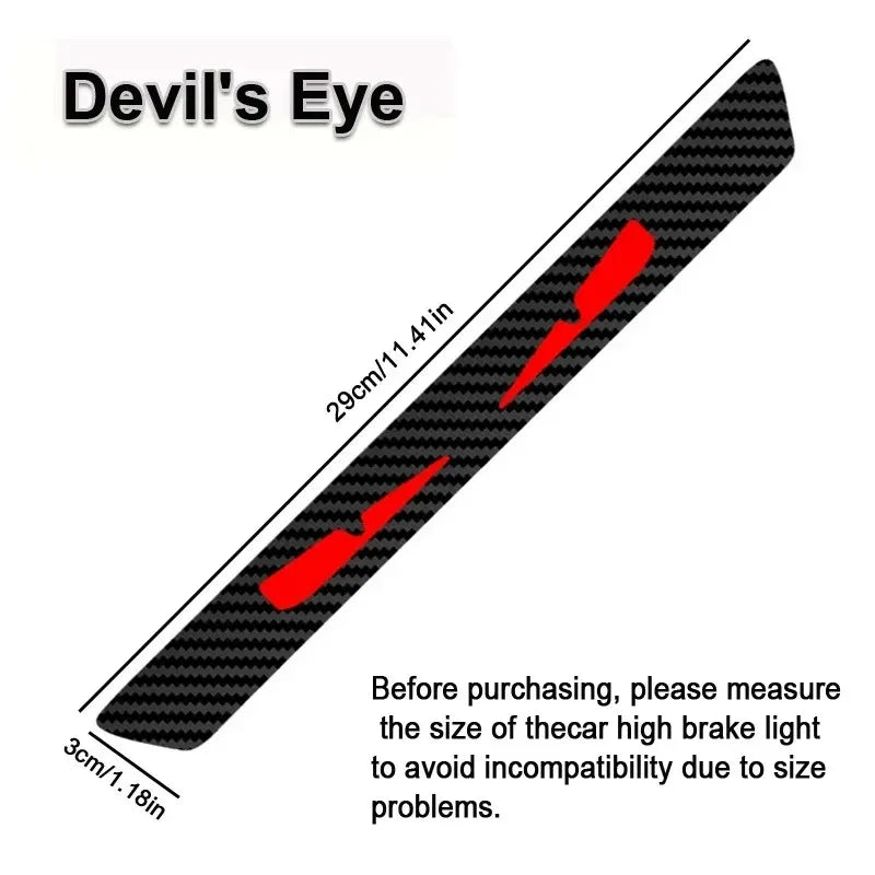 Monster Eyes Car Tail Light Decal – Devil Eyes Brake Sticker Car Light Decal Babs