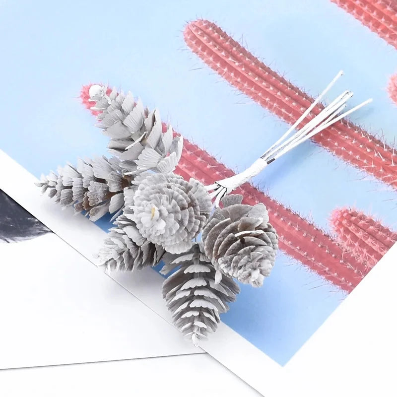 Artificial Mini Christmas Tree Sprigs – DIY Holiday Décor Artificial Holiday Sprigs Babs style 5 1pcs
