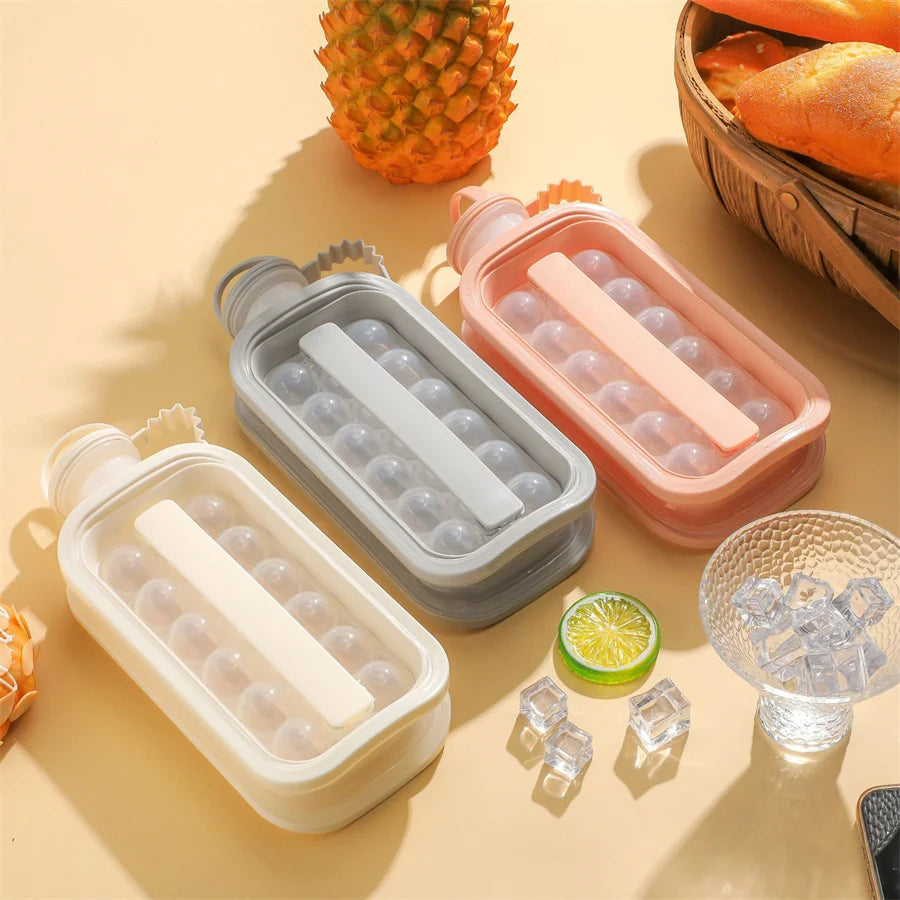 Hockey Puck Ice Mold – Food-Grade Spherical Ice Cube Maker Ice Cube Mold Babs