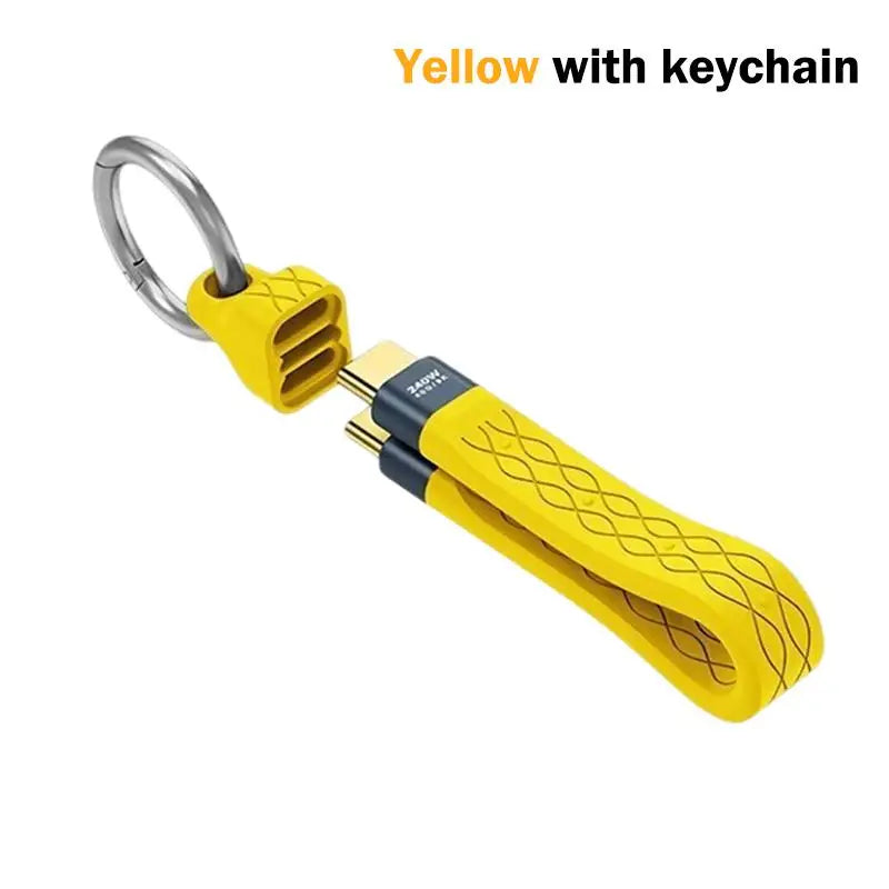 USB4 40Gbps Type-C Cable – PD 240W & 8K Video Keychain USB4 Type-C Cable Babs A6 with keychain