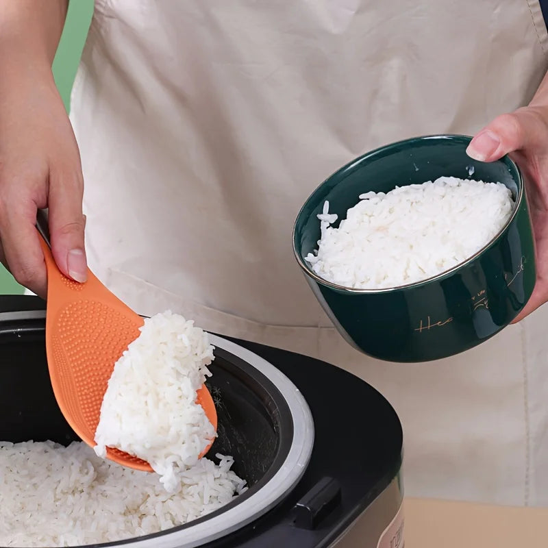 Non-Stick Plastic Rice Shovel Spoon for Rice Cookers Rice Serving Spoon Babs