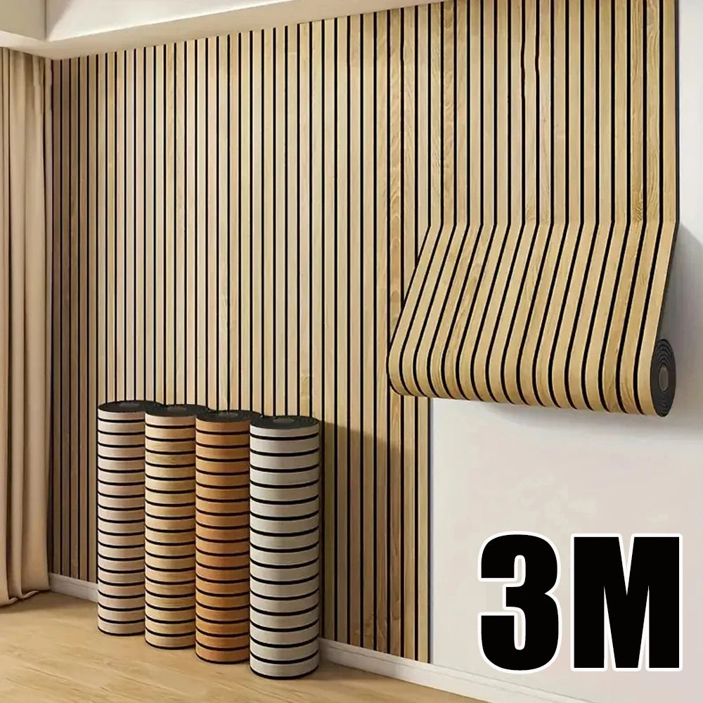 3D Peel & Stick Wood Grain Wallpaper – Self-Adhesive Wall Panels Peel & Stick Wallpaper Babs