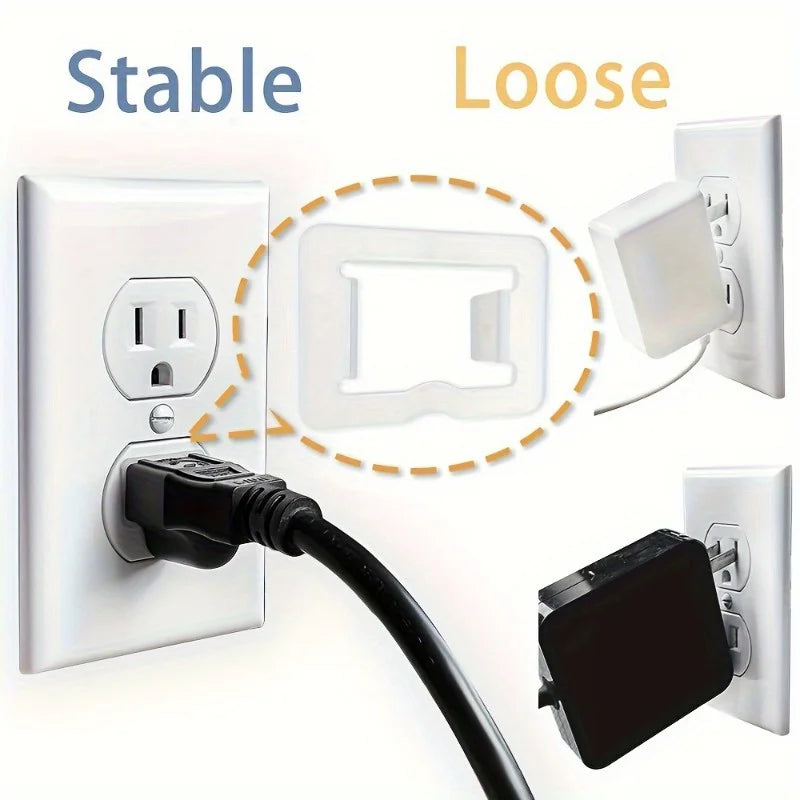 12-Pack Socket Stabilizer – Fix Loose Plugs, Flame-Retardant PC Socket Stabilizer Babs