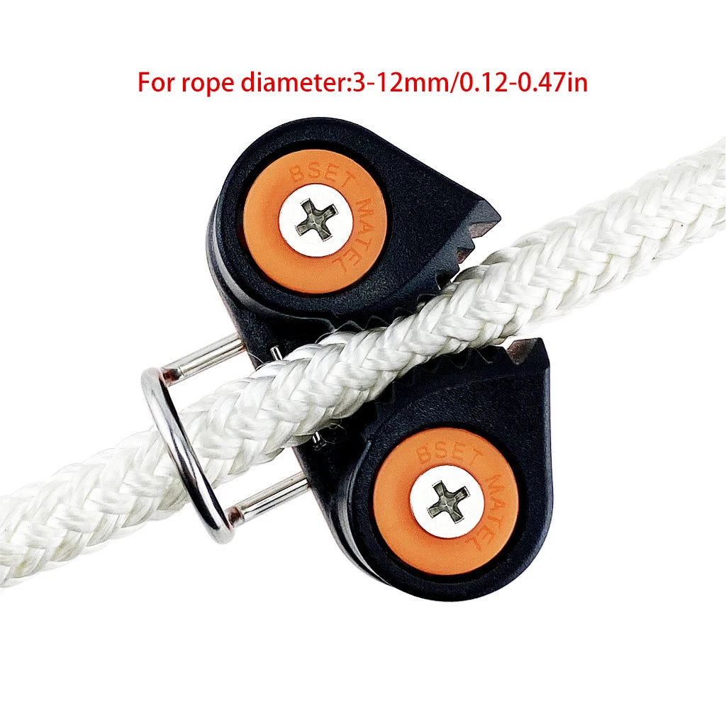 2-Row Ball Bearing Cam Cleat with SS316 Leading Ring | Sailing Marine Cam Cleat Babs
