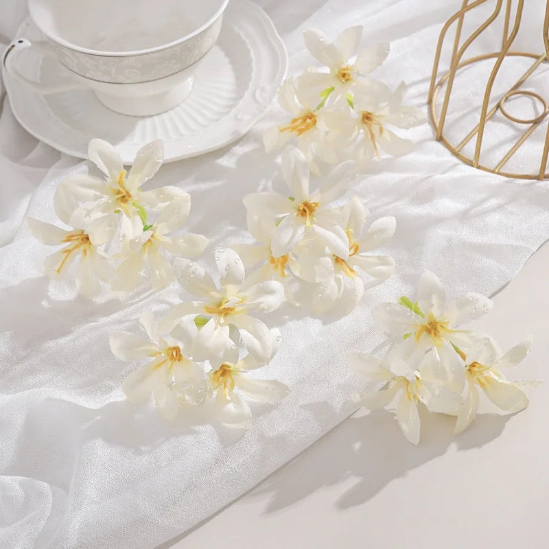 10Pcs Mini Silk Artificial Lily Flower Heads – Wedding & Décor Artificial Flower Heads Babs 12 10Pcs