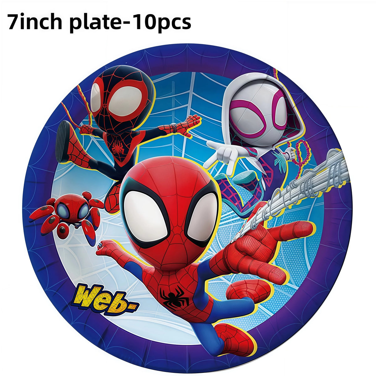 Spider-Man Birthday Party Supplies – Plates, Cups & Balloons