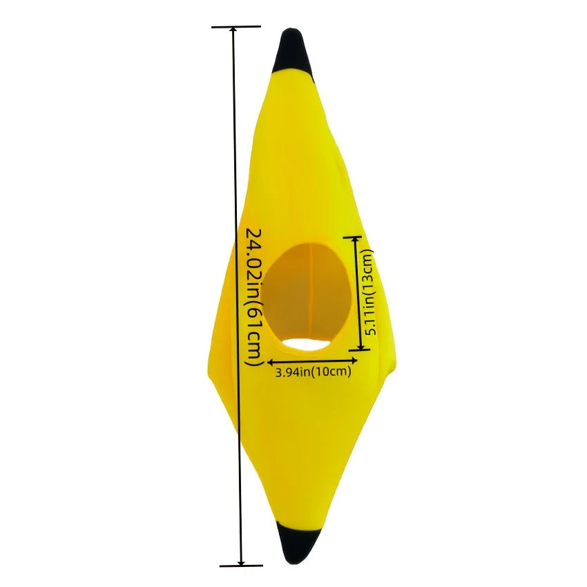 Unisex Banana Headgear – Halloween & Christmas Party Costume Costume Headgear Babs
