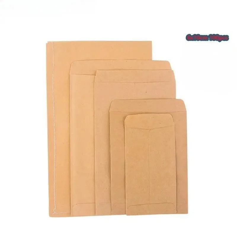 100Pcs Kraft Paper Seed Bags 6x10cm Eco Envelope Pouches Seed Storage Bags Babs