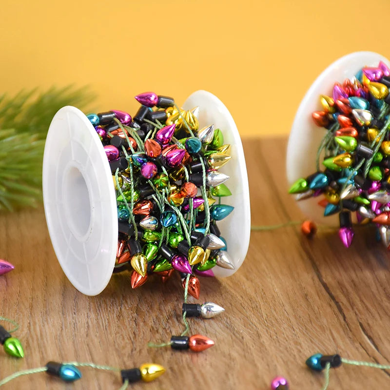 5M Colorful Bulb String Garland – Christmas & Holiday Decor Holiday String Garland Babs