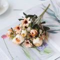 Artificial Silk Peony Bouquet | Wedding & Home Décor Artificial Flower Bouquet Babs color 3 3 pcs