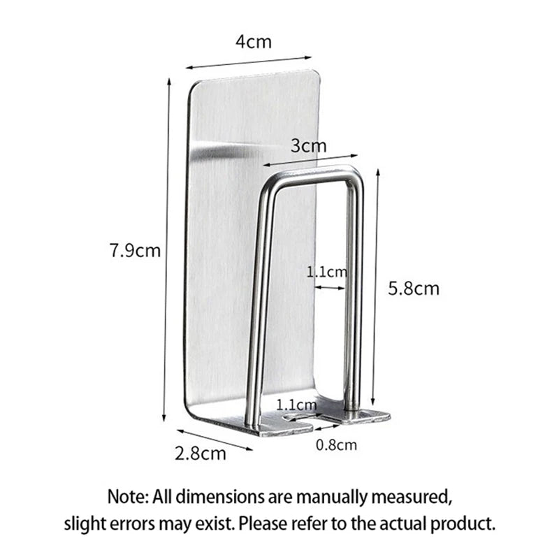 Wall Mount Toothbrush Holder – Punch-Free, Space-Saving Design Toothbrush Holder Babs