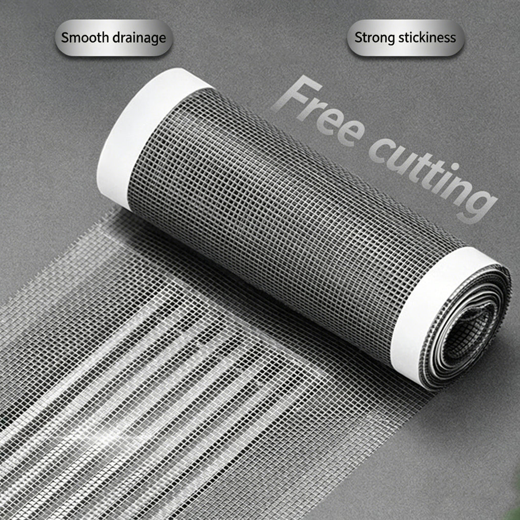 10m Cuttable Drain Hair Catcher – Disposable Mesh Strainer Drain Hair Catcher Babs