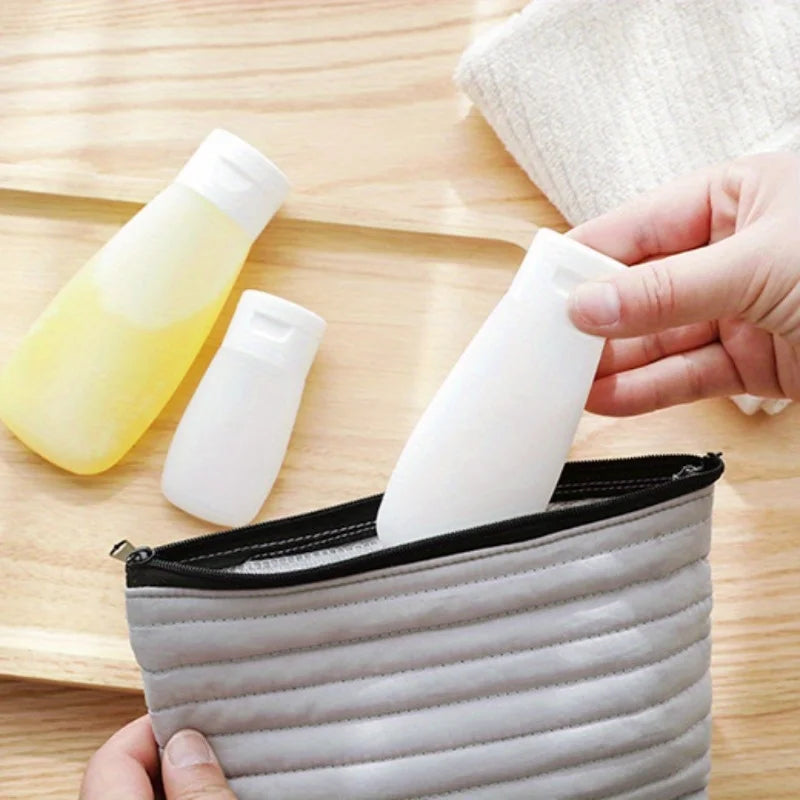10-Piece Refillable Travel Bottle Set – Portable Dispenser Kit Travel Bottle Set Babs