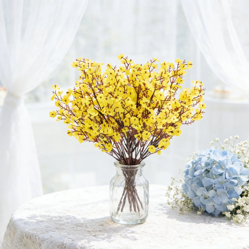 Silk Gypsophila Artificial Flowers – Wedding & Home Décor Artificial Flower Bouquet Babs