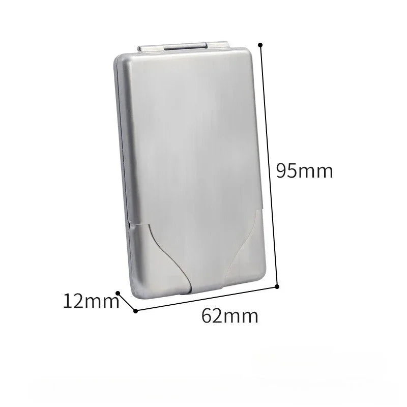 Stainless Steel Flip Cigarette Case – Slim, Compact & Stylish Cigarette Case Babs
