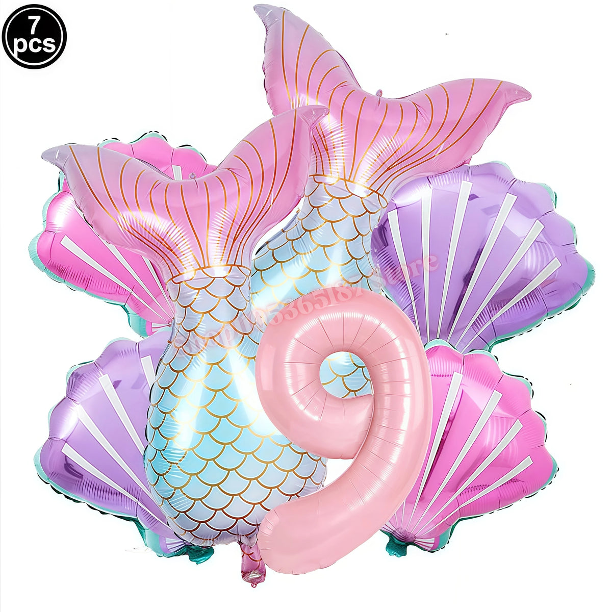 Mermaid Birthday Party Decorations Set – Plates, Cups & More