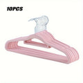 Premium Velvet Hangers 360° Hook, Non-Slip Space Saving Tie Bar Velvet Clothes Hangers Babs Pink