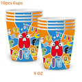 Alphabet Lore Birthday Party Supplies – Balloons & Backdrop Set Party Decoration Set Babs 10pcs Cups 12inch