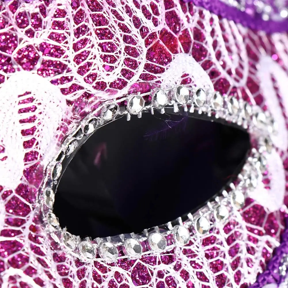 Phantom Dancer Half Face Masquerade Mask – Cosplay & Party Masquerade Costume Mask Babs