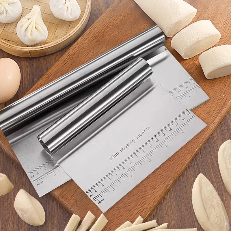 Stainless Steel Dough Scraper & Cake Pastry Cutter Tool Dough Scraper Babs