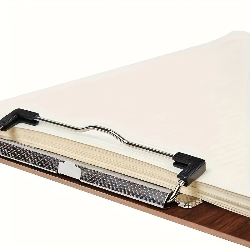 A4 Wooden Clipboard with Stainless Steel Hook | Writing Pad Wooden Clipboard Babs