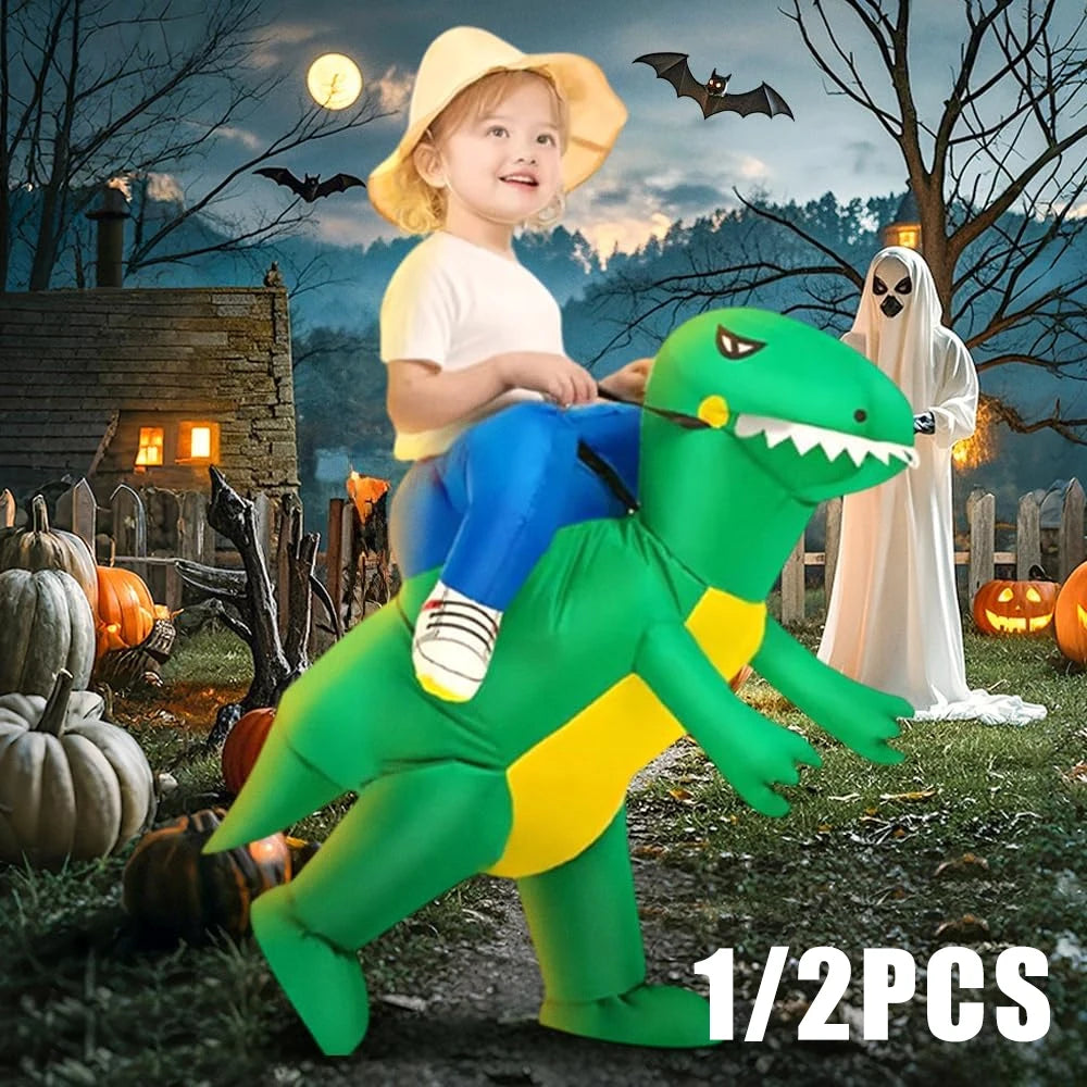Inflatable T-Rex Dinosaur Costume for Kids & Adults | Halloween Inflatable Costume Babs